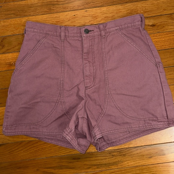 Women’s Patagonia Evening Mauve Organic Cotton Stand Up Shorts 3 1/2 inch Sz 8 - Picture 2 of 7
